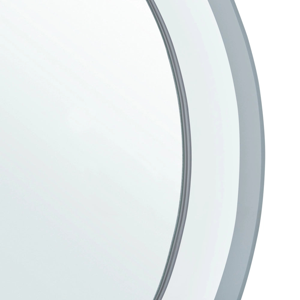 Moderno Specchio da Bagno Rotondo con Luci LED ø 58 cm soggiorno