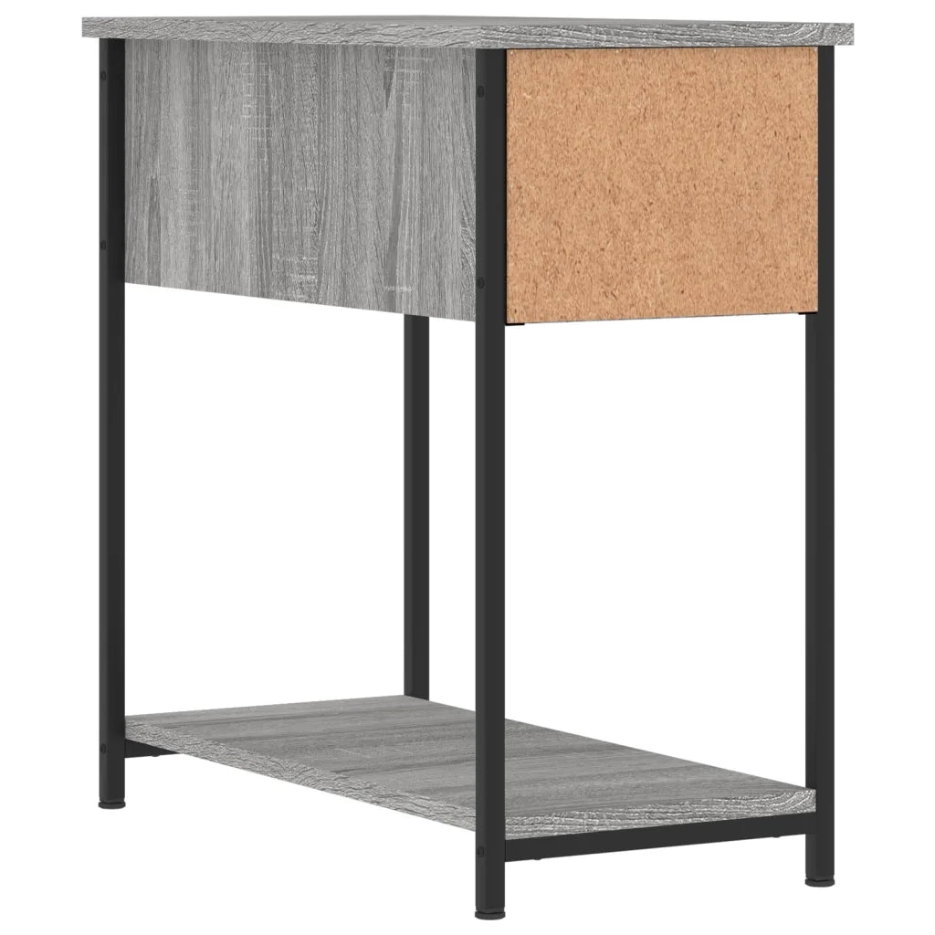 Comodini 2 pz-Set di 2 Tavolino da notte Grigio Sonoma 30x60x60 cm in Legno Multistrato 227833