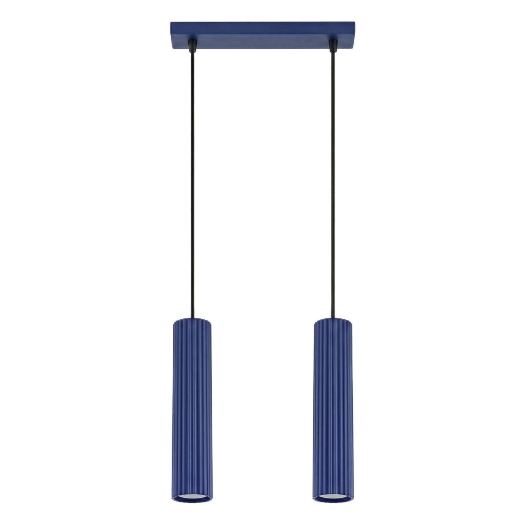 Lampada a sospensione KARBON 2 oltremare