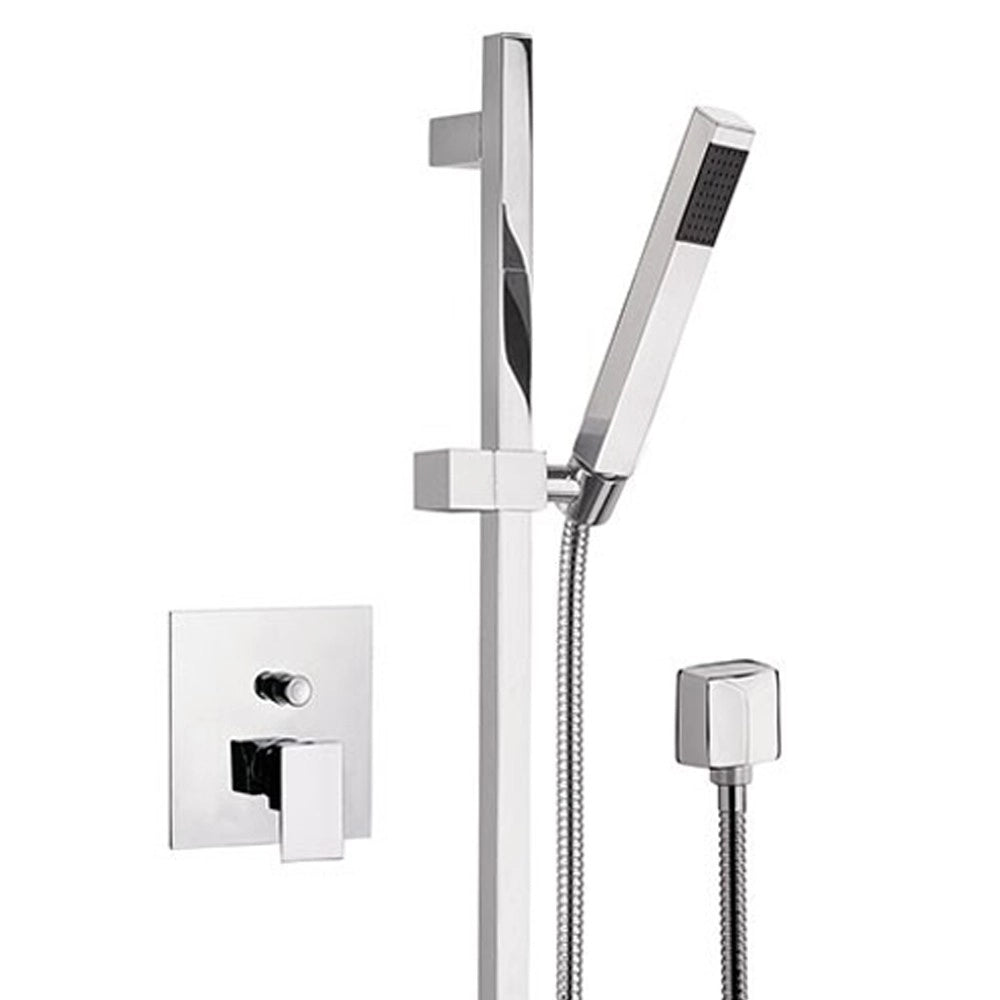 Set doccia completo con braccio 30 cm - serie skyline