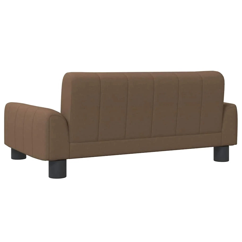 Cuccia per cani a forma di cesto comoda 70 x 45 x 30 cm tessuto marrone 02_0042847
