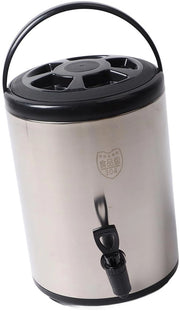 Dispensatore di acqua 8 Litri - Isolato - Doppio strato - Acciaio inossidabile - Multifunzionale - Mantiene acqua calda/fredda - Dispensatore di acqua