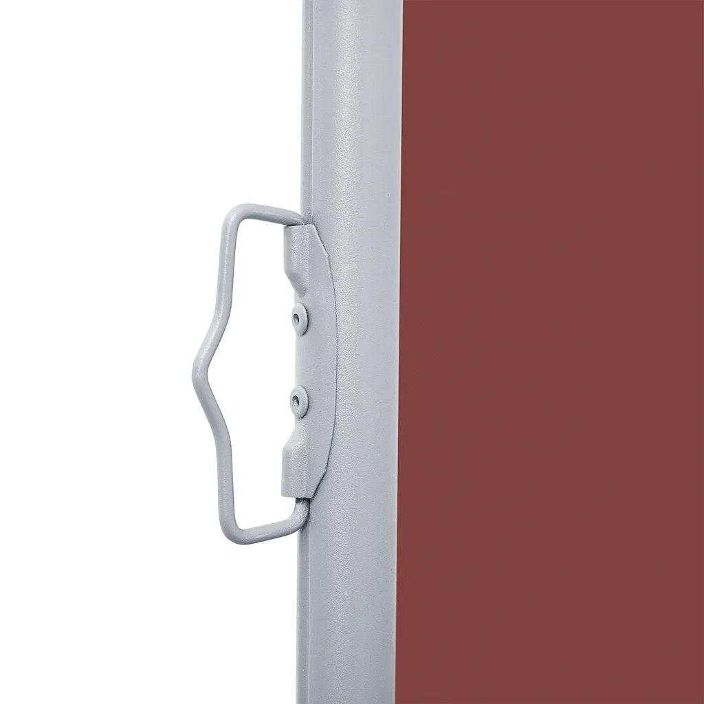 Tenda Laterale Retrattile Marrone 140x1000 cm 48487
