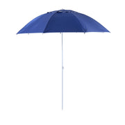 Ombrellone da Giardino in Ferro Ø2.1m Blu