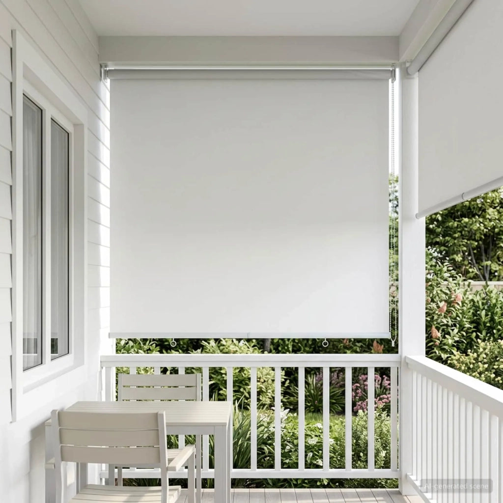 Voletta a rullo con protezione UV Bianco 100 x 230 cm