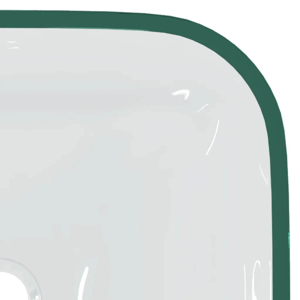 Lavandino in Vetro 42x42x14 cm Trasparente cod mxl 46592