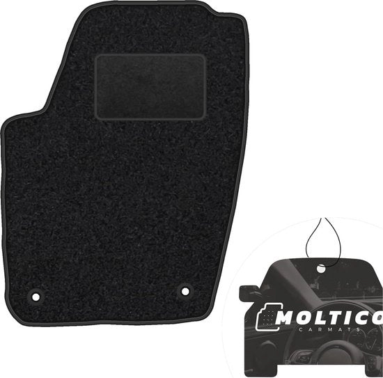 Mattezza Centrale in Velours Nero per Auto - Matrice del Comandante Adatta per VW Polo 6R (2009-2017)