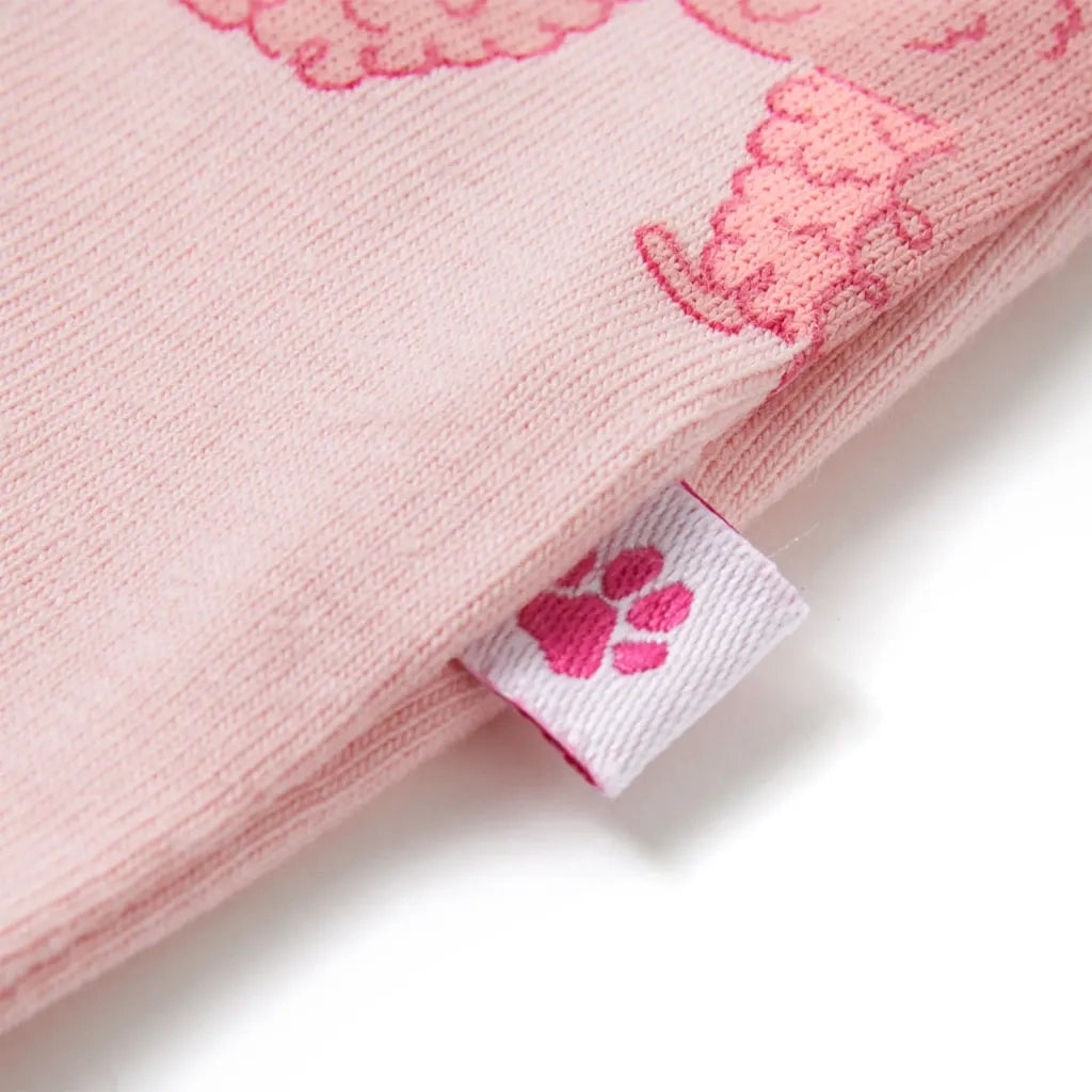 Pigiama da Bambina a Maniche Corte Rosa Chiaro 104 CFW1796492
