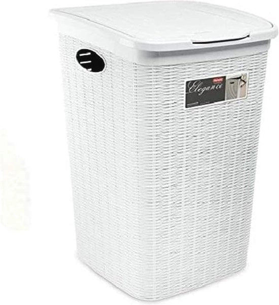 Rattan Effetto 50L - Bianco per Bagno e Bagni