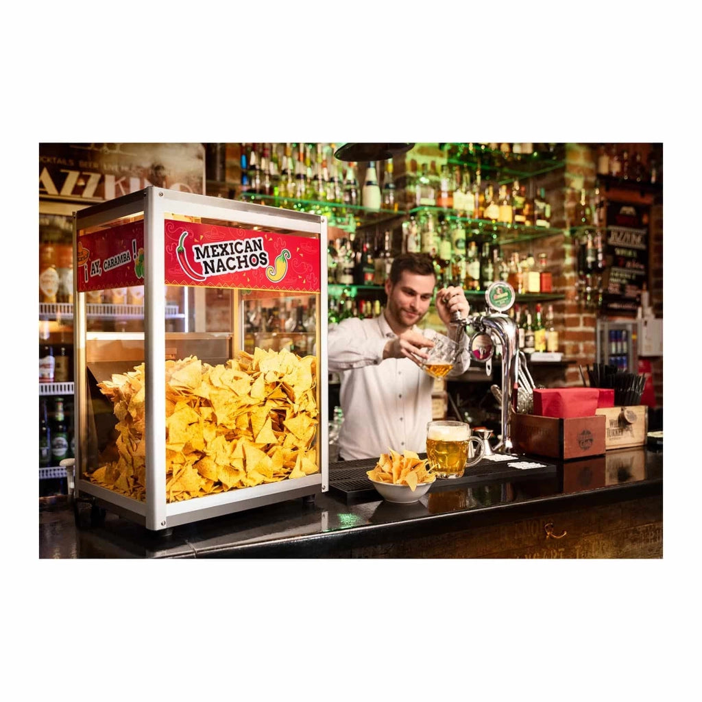 Macchina per nachos 160 watt acciaio inox alluminio vetro temperato 14_0004904