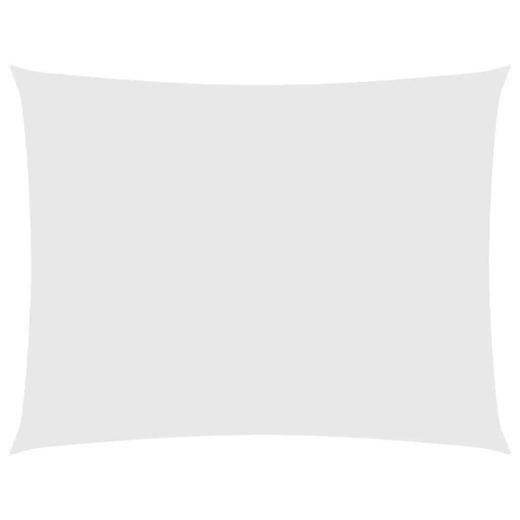Parasole a Vela Oxford Rettangolare 2,5x4 m Bianco 135262