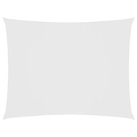 Parasole a Vela Oxford Rettangolare 2,5x4 m Bianco 135262