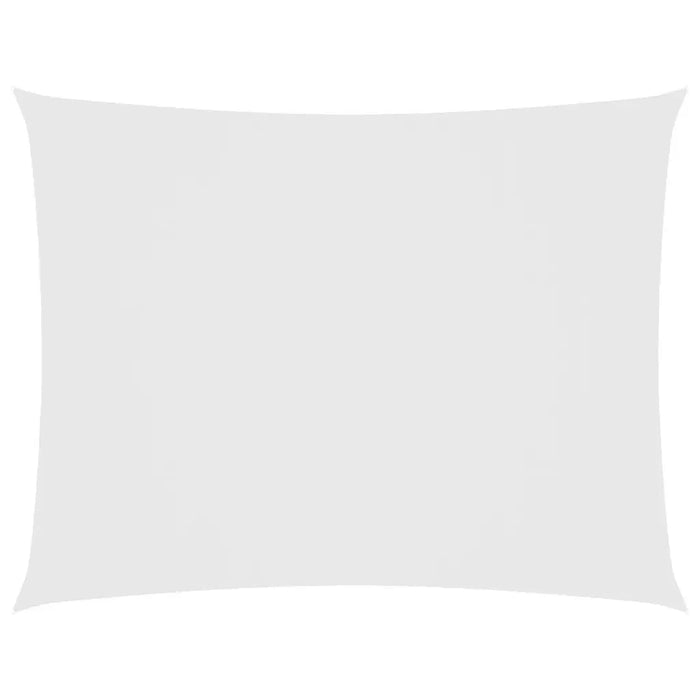 Parasole a Vela Oxford Rettangolare 2,5x4 m Bianco 135262