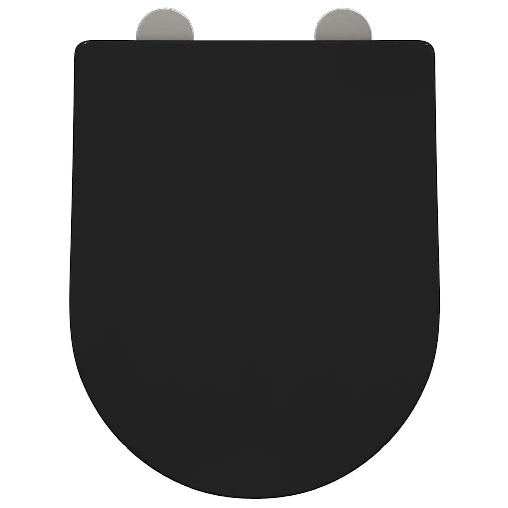 Sedile del WC Regolabile Nero 48 x 36,5 x 4,5 cm Polipropilene CFW8411818