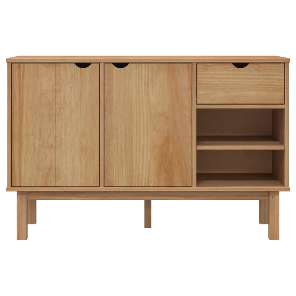 Credenza | Madia | Buffet da pranzo | Armadio da pranzo OTTA 114x43x73,5 cm in Legno Massello di Pino