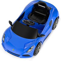 Macchina Elettrica per Bambini Licenza Ufficiale Lotus Emira 12V 4,5Ah Blu