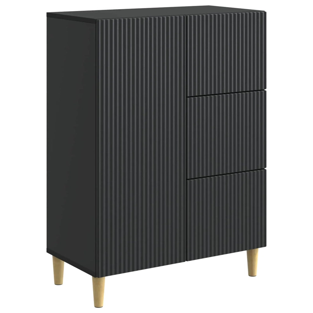 Credenza Nero 66 x 34,5 x 90 cm Legno ingegnerizzato 894626