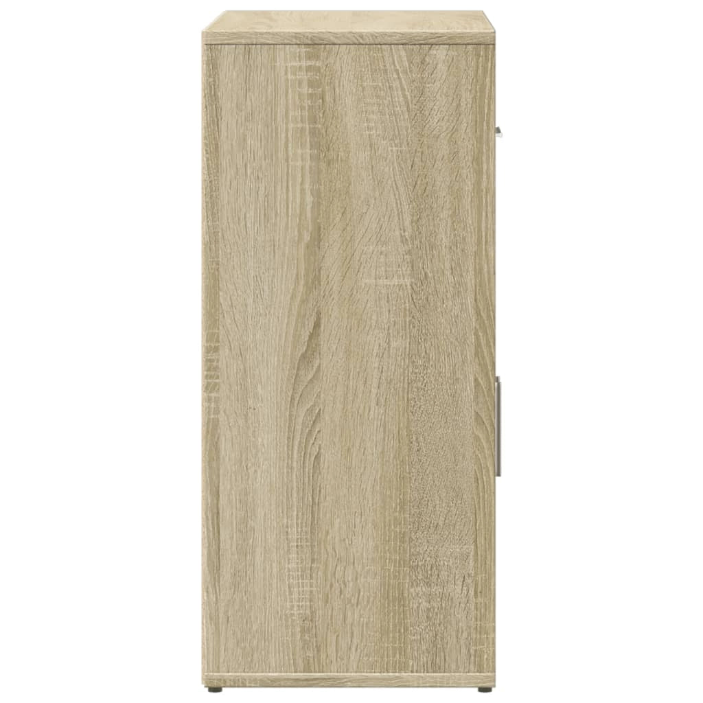 Buffet credenza cassettiera armadio mobile contenitore organizer per cucina soggiorno salotti set da 2 Sonoma 60 x 31 x 70 cm legno ingegnerizzato marrone 02_0036815