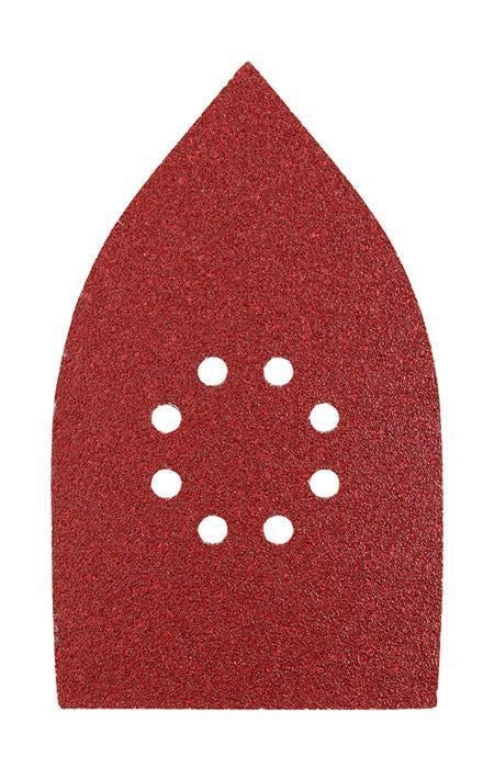 KWB 493408 Carta Abrasiva Triangolare Grana 80 Levigatrice Delta Quick Stick 107x175 mm 5 pz colore Marrone