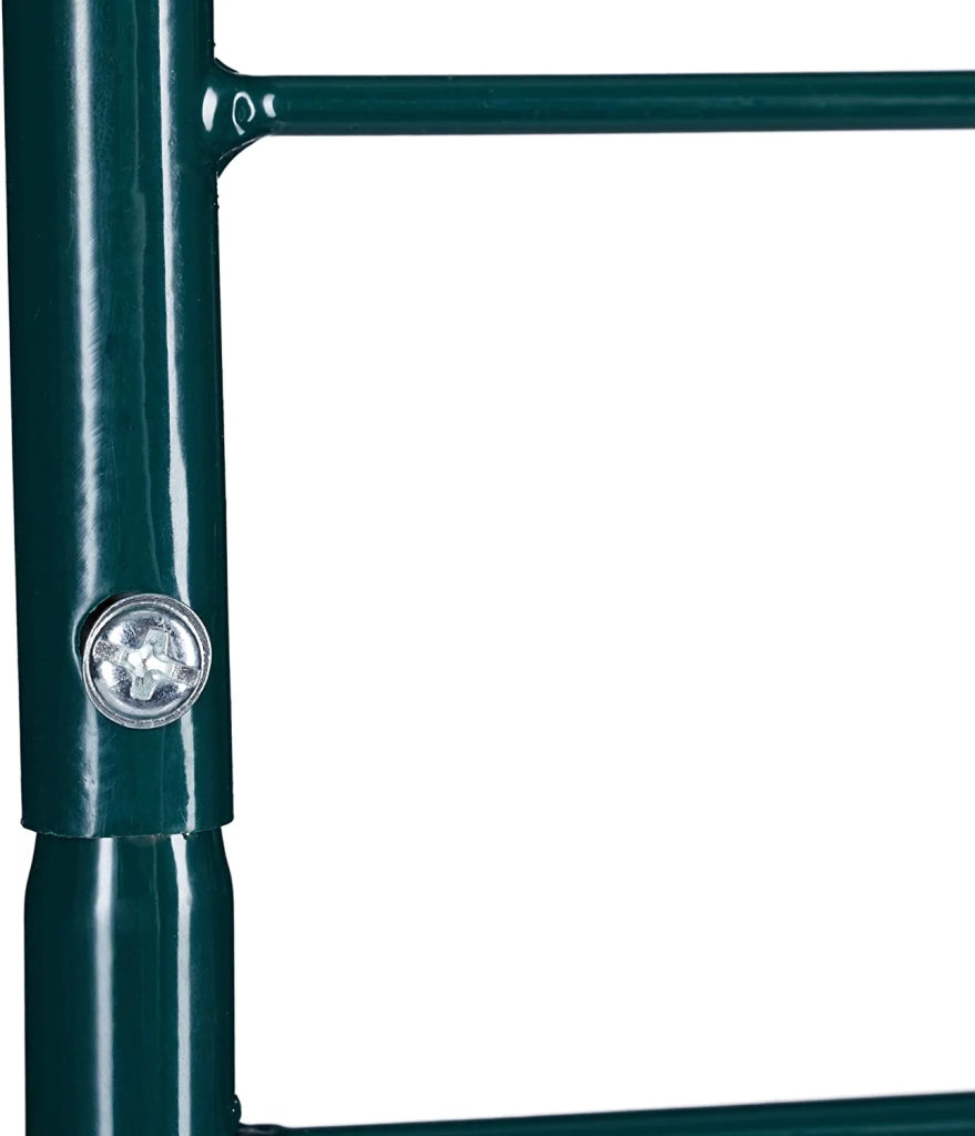 Recinzione a traliccio per piante rampicanti arco da giardino ferro set da 2 verde 13_0002896