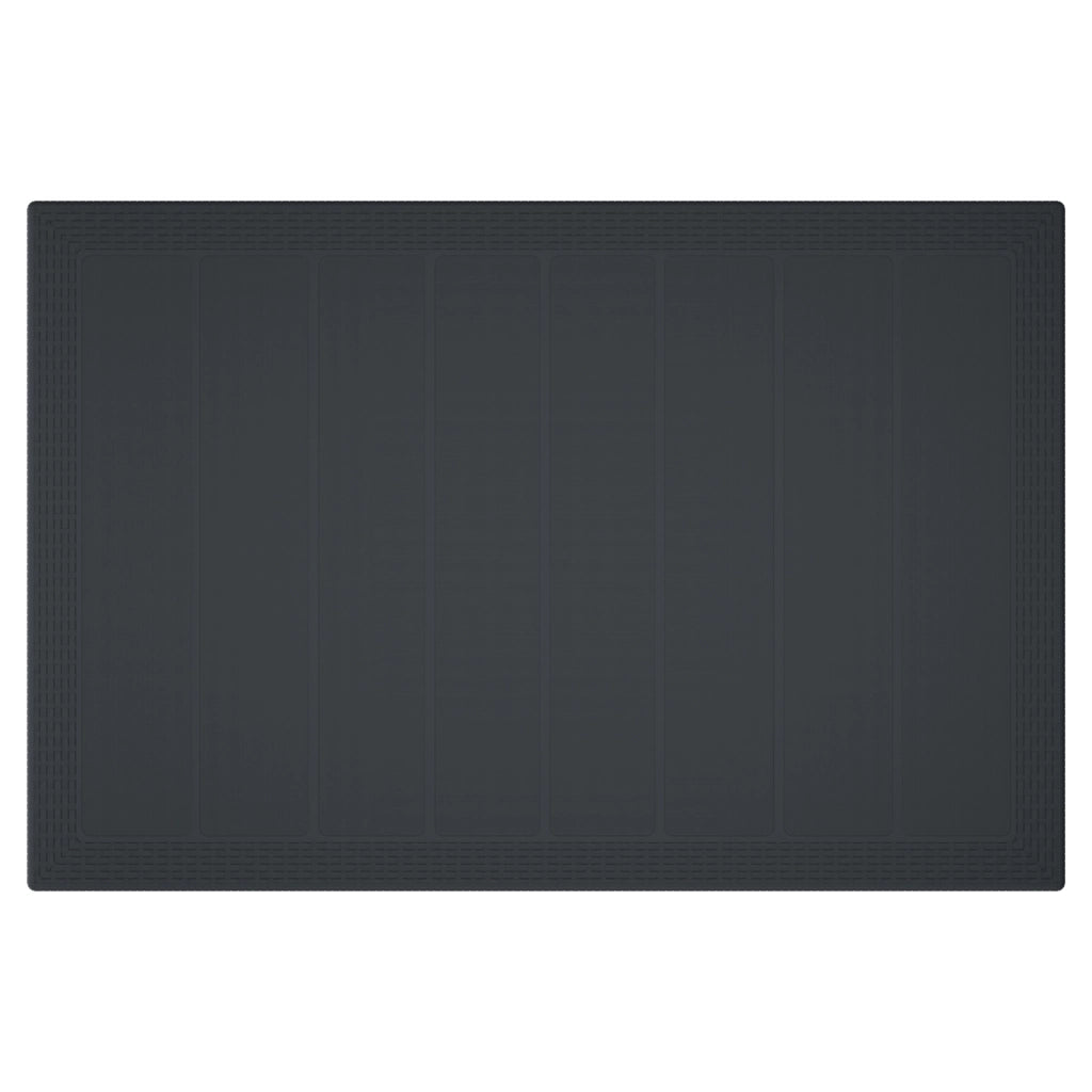 Tavolo da Giardino Antracite 150x100x73 cm in Poly Rattan