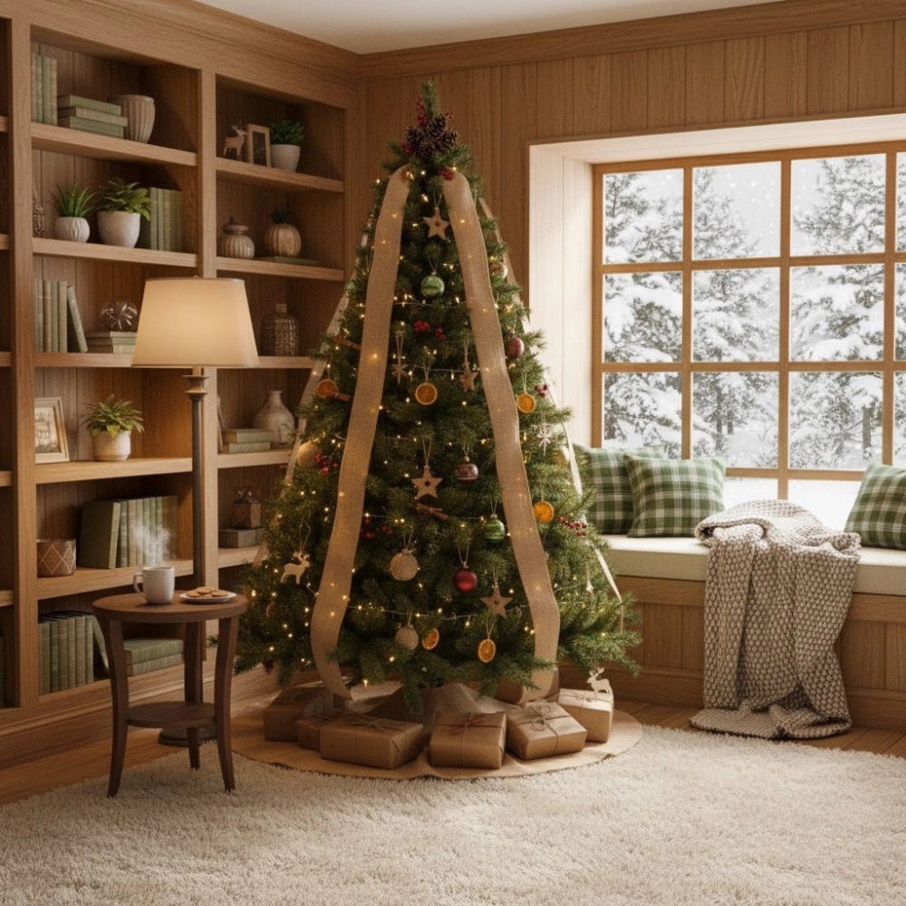 Albero di natale justin collezione xone elegante e imponente *** misura h 210, confezione 1