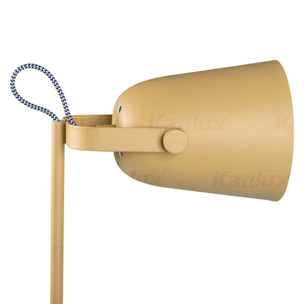 Lampada da scrivania regolabile gialla RAIBO 5W Kanlux