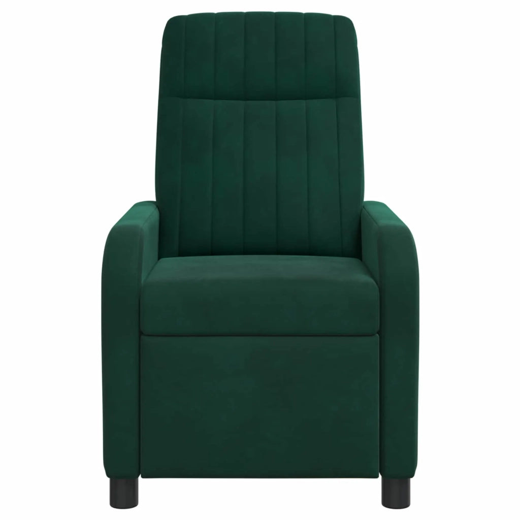 Divano Sedia-Poltrona reclinabile Verde Scuro Velluto (V)