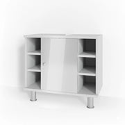 Mobile sottolavabo per bagno Fynn Bianco lucido 60 x 54 cm Vicco