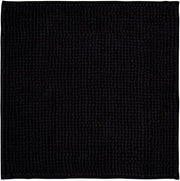 Pavimento Antiscivolo morbido Chenille - Super assorbente - Nero - 45x45 cm