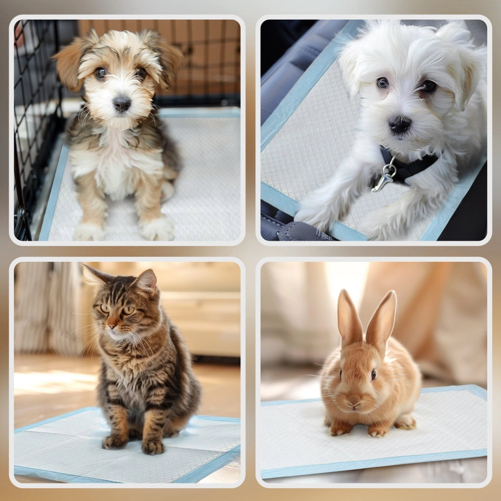 Set 100 Tappetini Assorbenti Traversine Igieniche 45x30 cm a 6 Strati