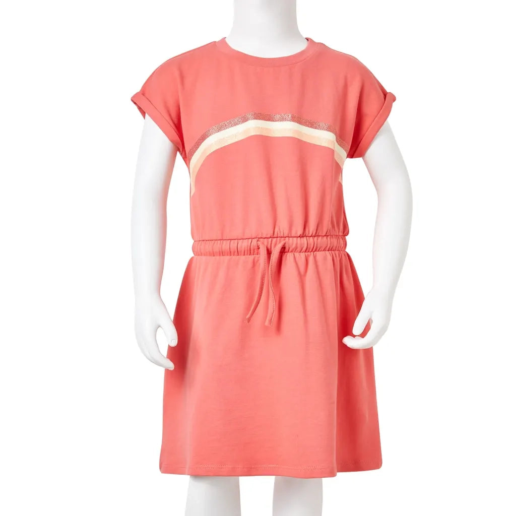 Abito da Bambina con Coulisse Corallo 104 CFW6898367