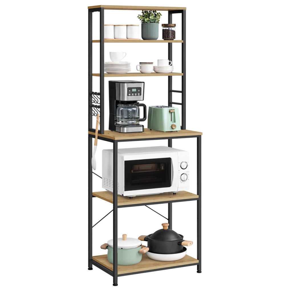 Scaffale da cucina industriale Artisan con porta spezie