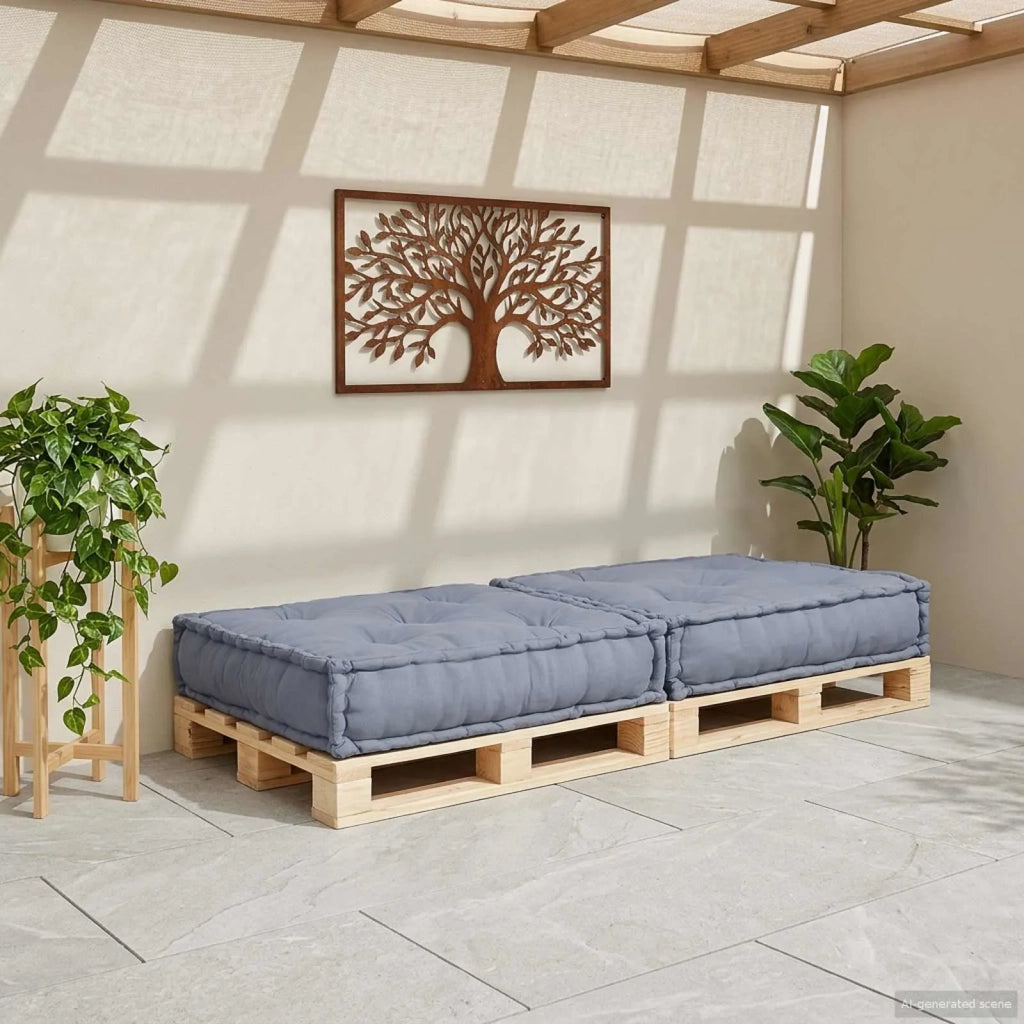 Unit¨¤ di Divano Modulare Grigio 70 x 70 x 36 cm Tessuto CFW6347792