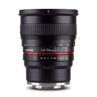 Obiettivo MF 50mm F1,4 compatibile con Sony E, accessori macchina fotografica