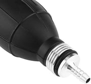 Pompa di Carburante Elettrica Universale per Auto/Moto/Barca - Materiale in Gomma/Alluminio - Connettori di Accensione 6/10/12 mm - 150 x 43 mm - Riempimento Facile dei Motori Diesel - Pompa di Carburante Manuale