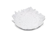 Centrotavola Decorativo Casa Tavolo in Resina Bianca 24 cm