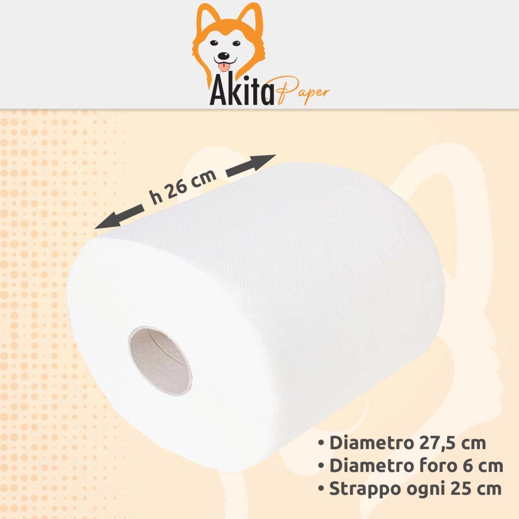 Akitaink Rotoloni Carta Asciugatutto 2 Veli Super