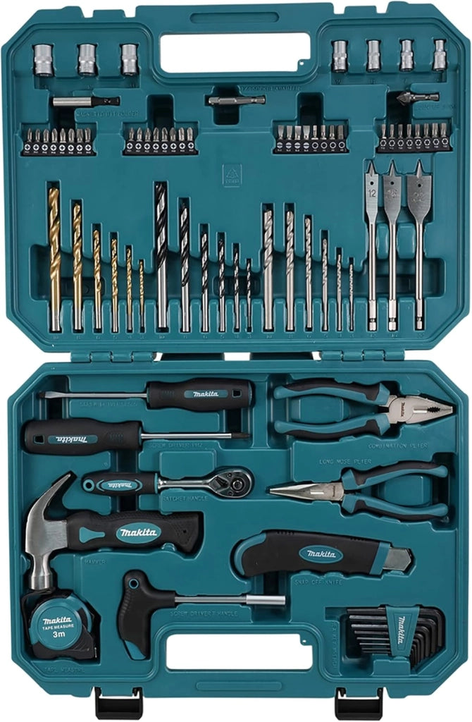Makita E-15104 - Set di utensili manuali e punte da 80 pezzi