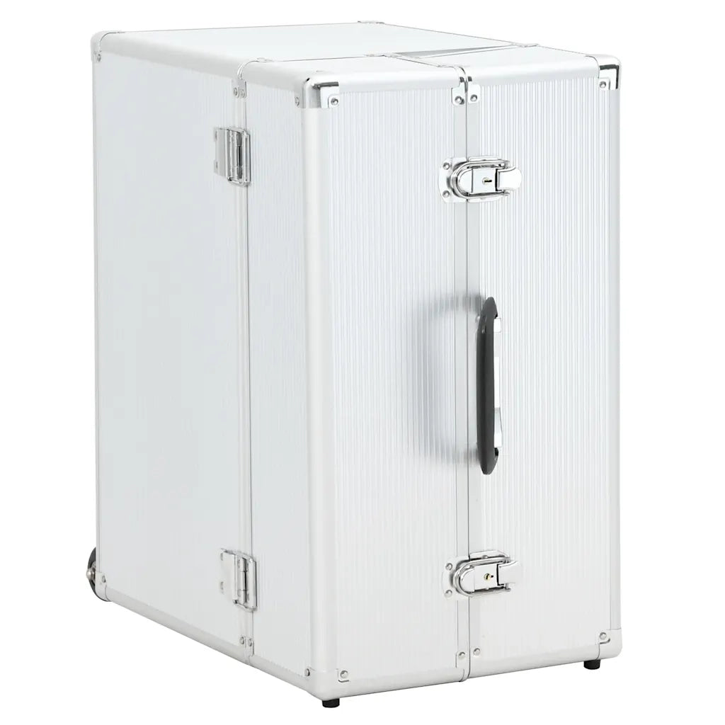Valigia Trolley Pilota 47x39x27 cm in Alluminio Argento  cod mxl 66147