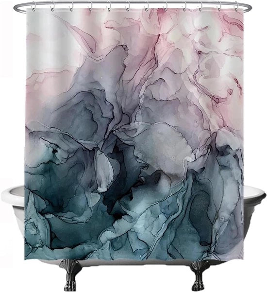 Doccia idropioggia - Impermeabile e rapido asciugamento - 1 pezzo - Rosa Viola Porpora Blu - 180 x 200 cm