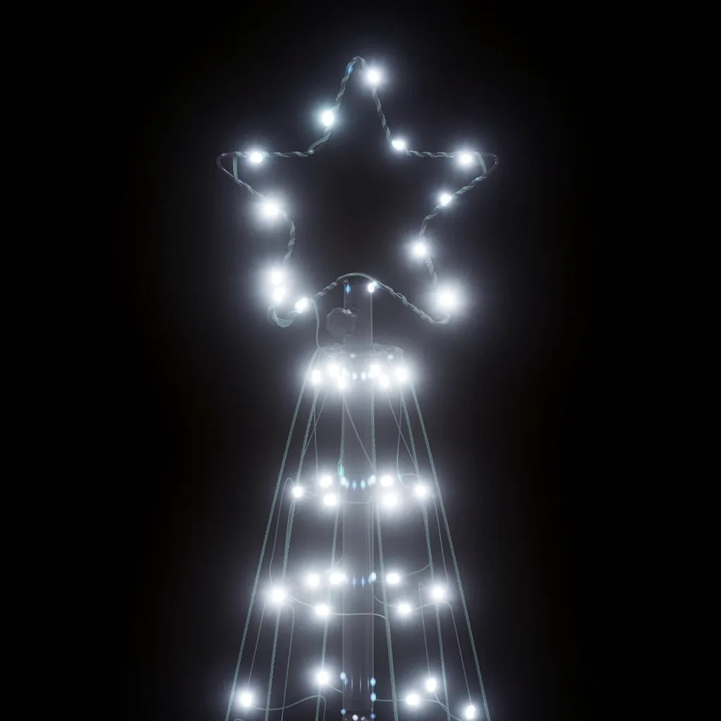 Albero di Natale a LED 200 LED Bianco Freddo 180 cm 4016449