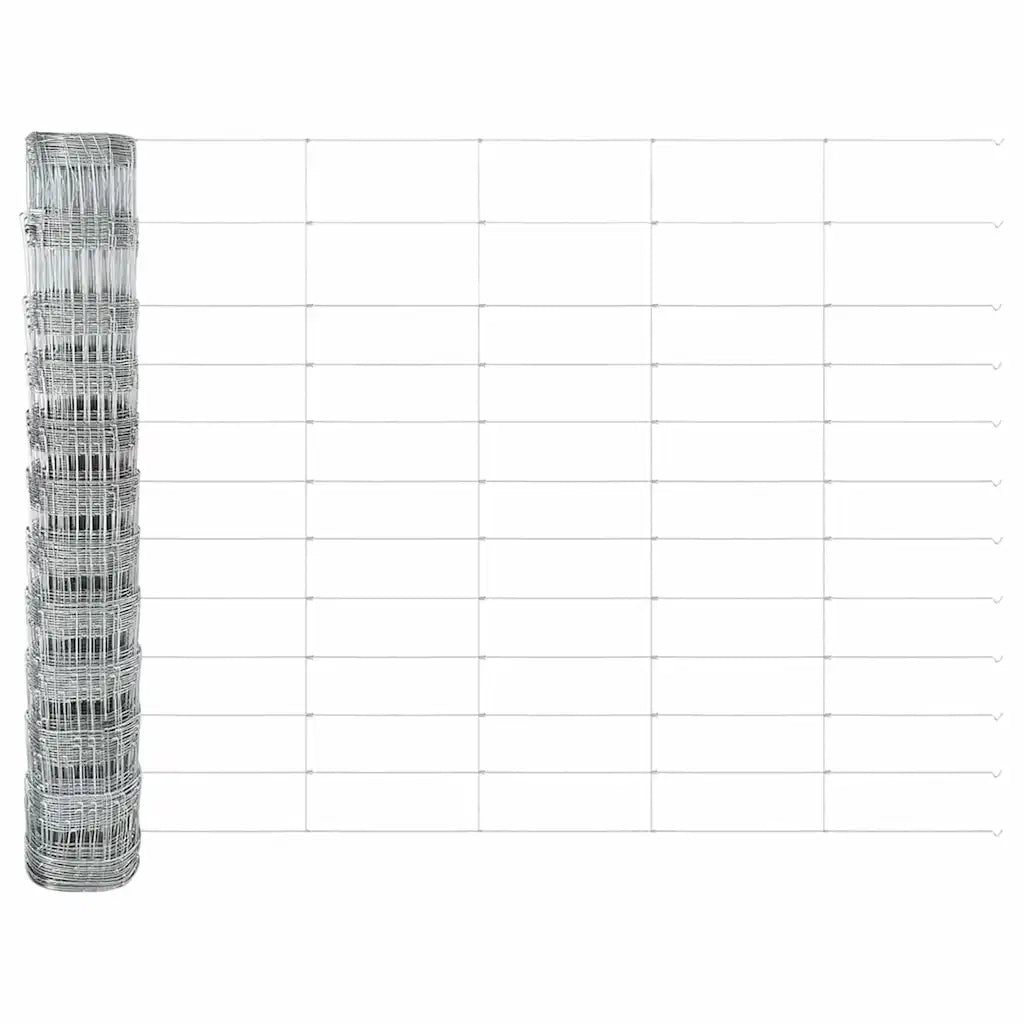 Palo della recinzione Zincato 50 x 1,2 m Acciaio