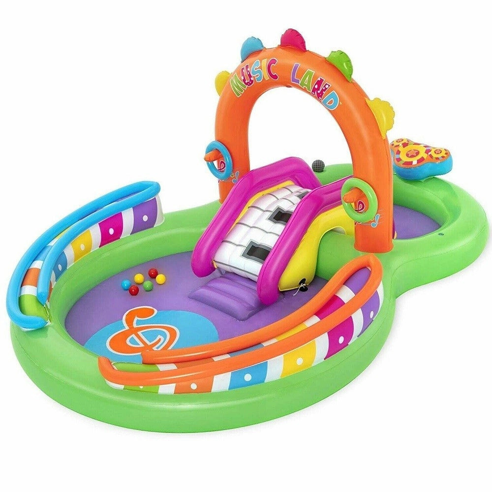 Trade Shop - Play Center 295x190x137 Cm Canta E Splash Piscinetta Per Bambini 2 Anni+ 53117 -