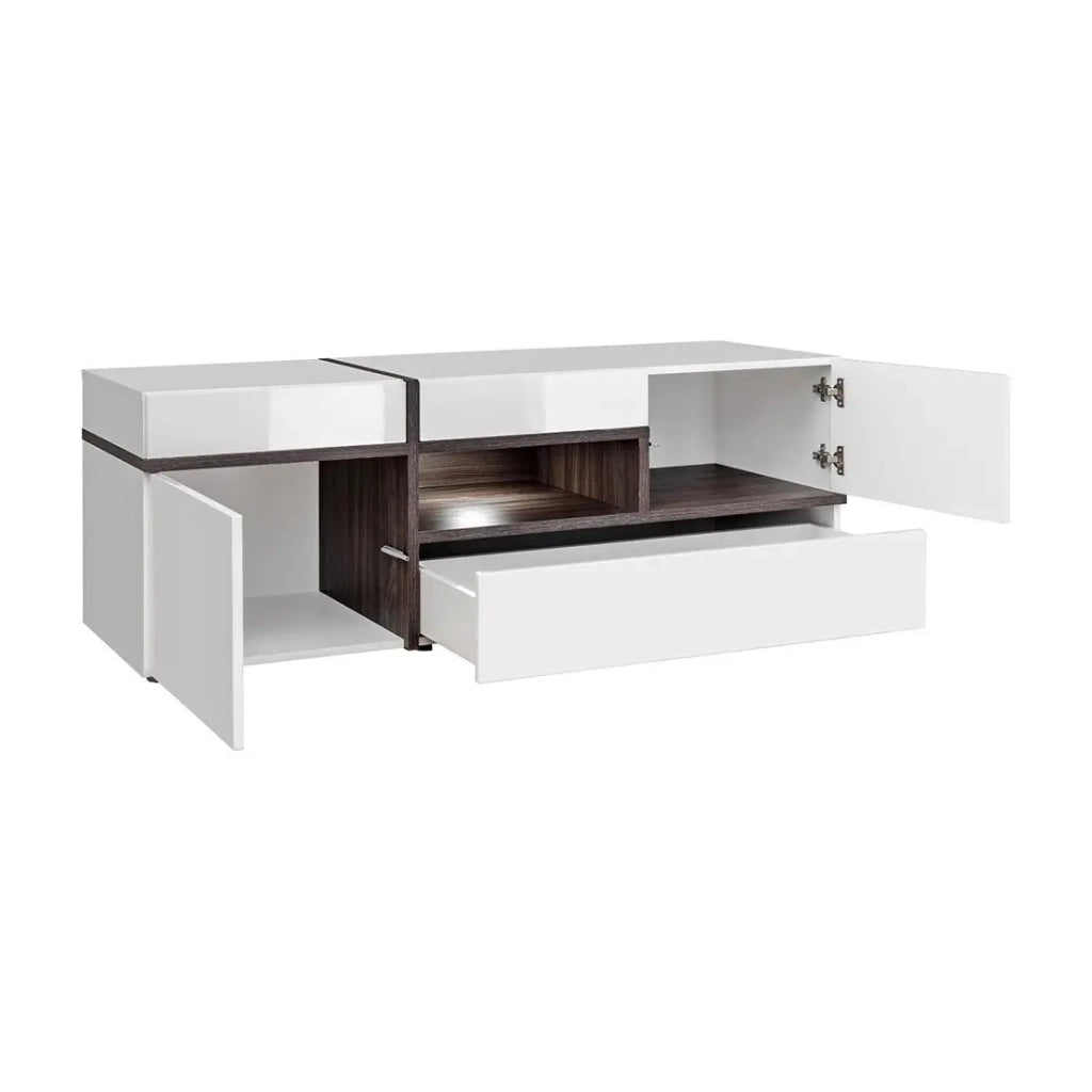 Mobile TV 150 cm CRISS con LED integrate, decorazione moderna per soggiorno