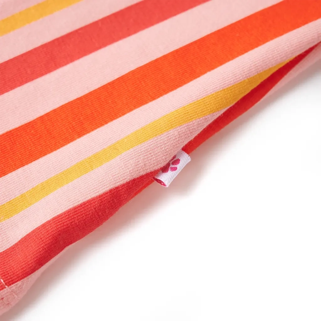 Abito per Bambine con Coulisse Rosa e Rosso 116 CFW2397436