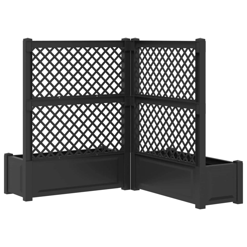 Vaso Grande con Direzione 2 pcs Antracite 143 x 143 x 133,5 cm