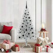Albero di Natale con 150 LED con supporto Argento 150 cm PET 3396662