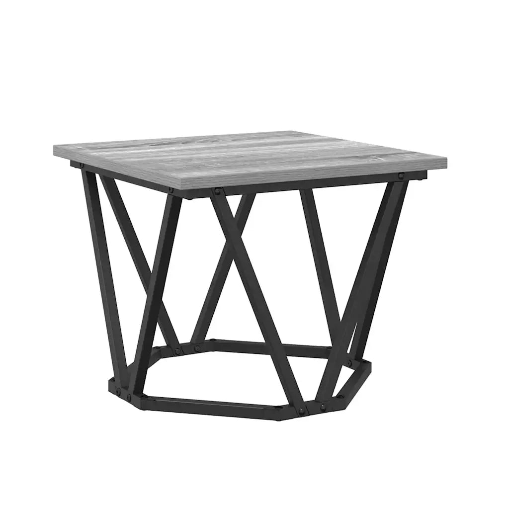 Tavolino da salotto 3 pz-Tavolino da soggiorno-Tavolo Grigio Sonoma