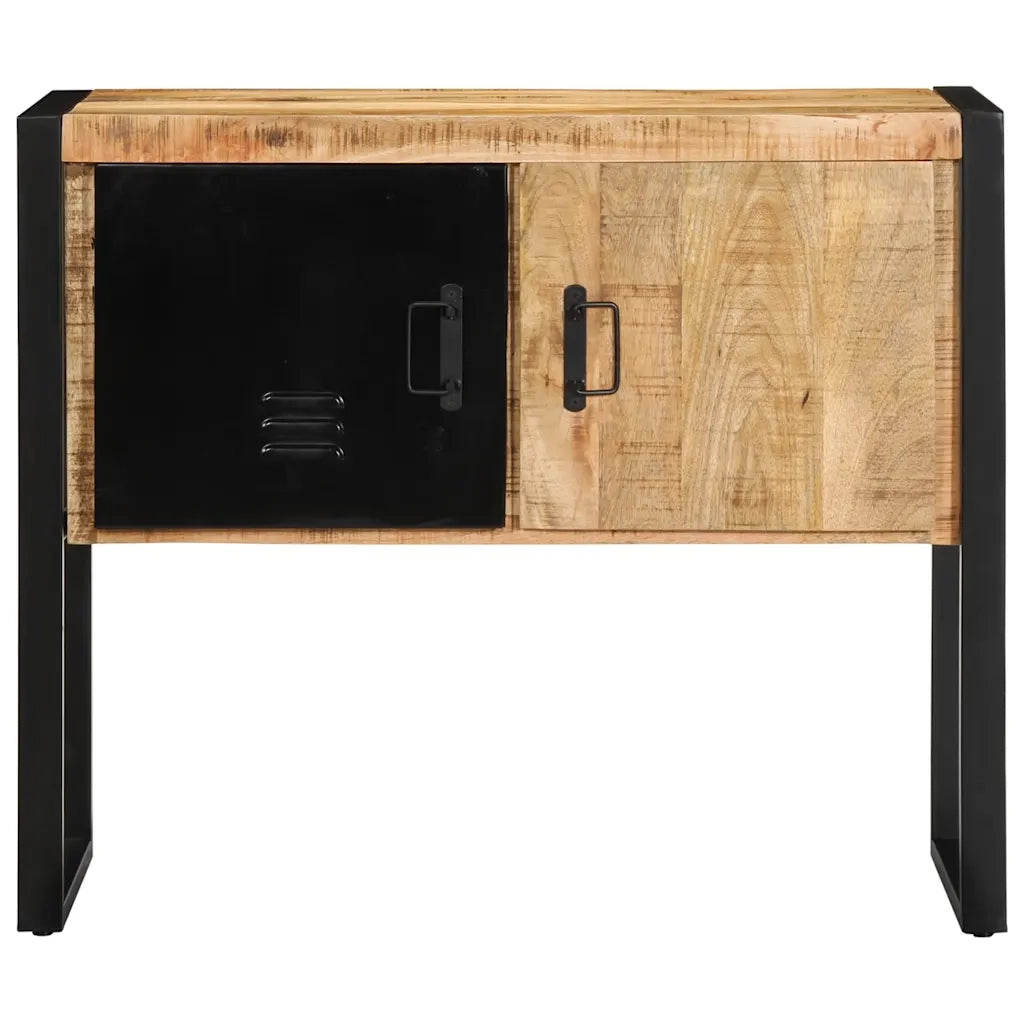 Tavolo Consolle 90x35x75 cm in Legno Massello di Mango Grezzo 4013571
